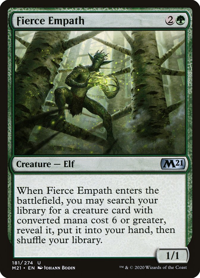 Fierce Empath [Core Set 2021] - Magic: The Gathering - Card Brawlers | Quebec | Canada |