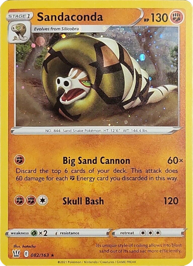 Sandaconda (082/163) (Cosmos Holo) [Sword & Shield: Battle Styles] - Pokémon - Card Brawlers | Quebec | Canada |