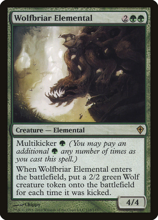 Wolfbriar Elemental [Worldwake] - Magic: The Gathering - Card Brawlers | Quebec | Canada |