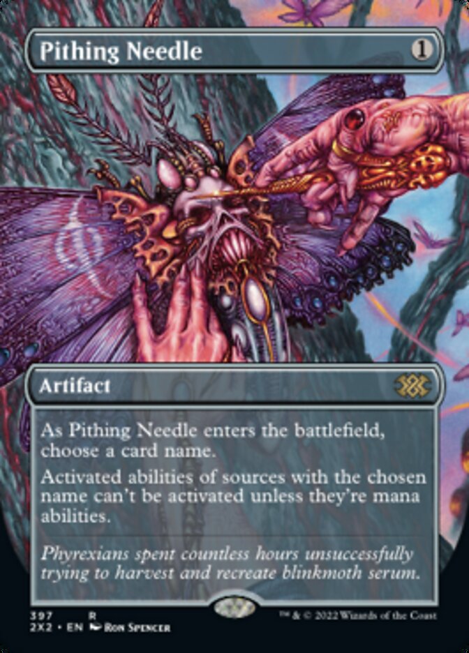 Pithing Needle (Borderless Alternate Art) [Double Masters 2022] - Magic: The Gathering - Card Brawlers | Quebec | Canada |