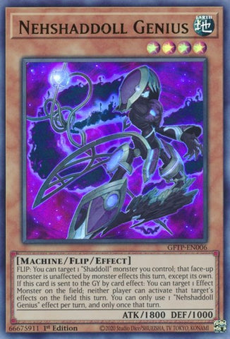 Nehshaddoll Genius [GFTP-EN006] Ultra Rare - Yu-Gi-Oh! - Card Brawlers | Quebec | Canada |