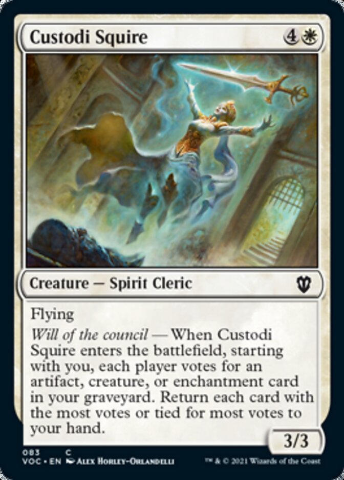 Custodi Squire [Innistrad: Crimson Vow Commander] - Magic: The Gathering - Card Brawlers | Quebec | Canada |