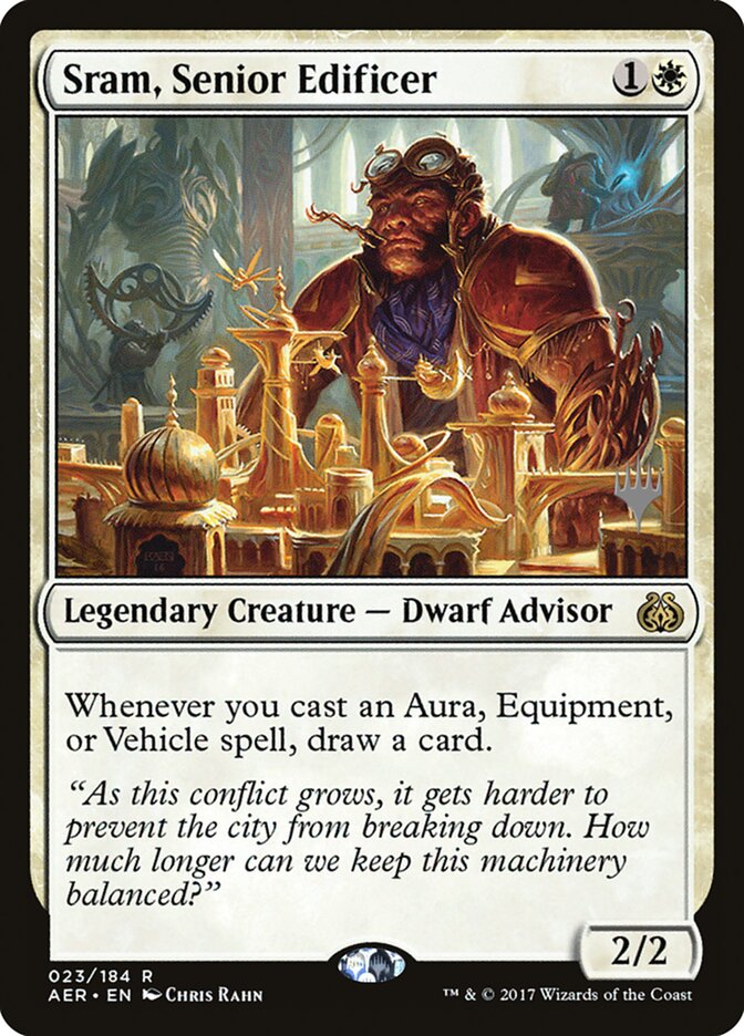 Sram, Senior Edificer [Aether Revolt Promos] - Magic: The Gathering - Card Brawlers | Quebec | Canada |