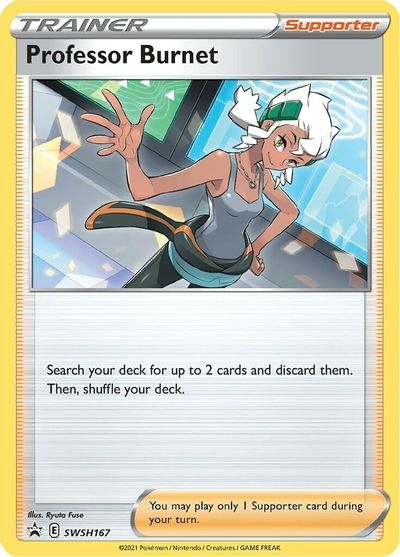 Professor Burnet (SWSH167) [Sword & Shield: Black Star Promos] - Pokémon - Card Brawlers | Quebec | Canada |