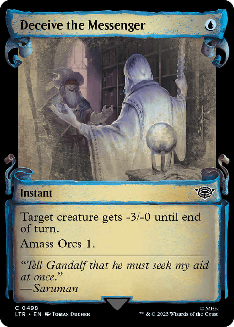 Deceive the Messenger [The Lord of the Rings: Tales of Middle-Earth Showcase Scrolls] - Magic: The Gathering - Card Brawlers | Quebec | Canada |
