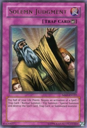 Solemn Judgment [MRD-EN127] Ultra Rare - Yu-Gi-Oh! - Card Brawlers | Quebec | Canada |
