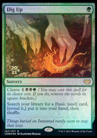 Dig Up [Innistrad: Crimson Vow Prerelease Promos] - Magic: The Gathering - Card Brawlers | Quebec | Canada |