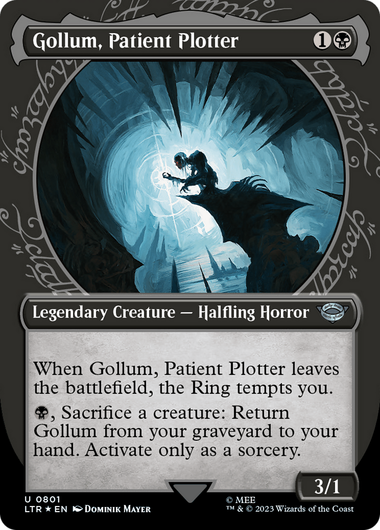 Gollum, Patient Plotter (Showcase) (Surge Foil) [The Lord of the Rings: Tales of Middle-Earth] - Magic: The Gathering - Card Brawlers | Quebec | Canada |