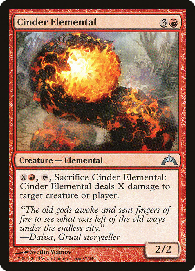 Cinder Elemental [Gatecrash] - Magic: The Gathering - Card Brawlers | Quebec | Canada |