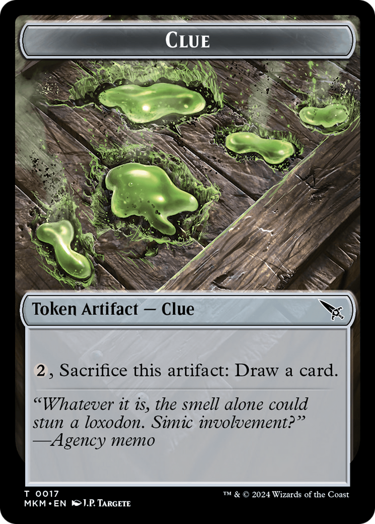 Thopter (0020) // Clue (0017) Double-Sided Token [Murders at Karlov Manor Tokens] - Magic: The Gathering - Card Brawlers | Quebec | Canada |