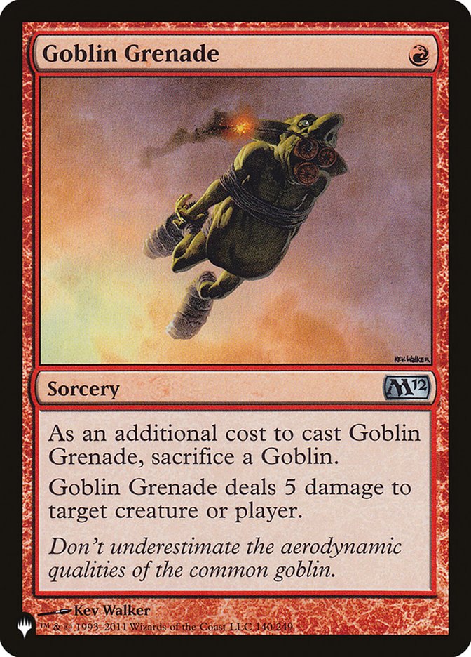 Goblin Grenade [The List] - Magic: The Gathering - Card Brawlers | Quebec | Canada |