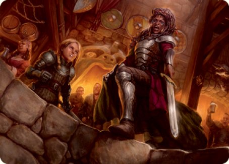 Veteran Dungeoneer Art Card [Dungeons & Dragons: Adventures in the Forgotten Realms Art Series] - Magic: The Gathering - Card Brawlers | Quebec | Canada |