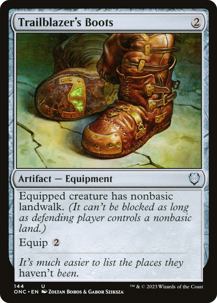 Trailblazer's Boots [Phyrexia: All Will Be One Commander] - Magic: The Gathering - Card Brawlers | Quebec | Canada |