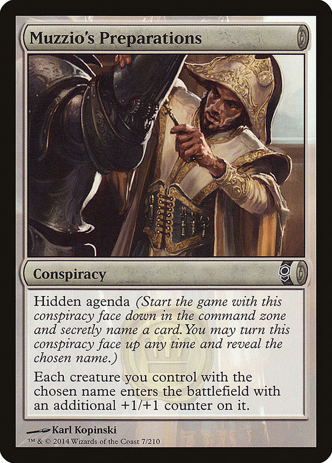 Muzzio's Preparations [Conspiracy] - Magic: The Gathering - Card Brawlers | Quebec | Canada |