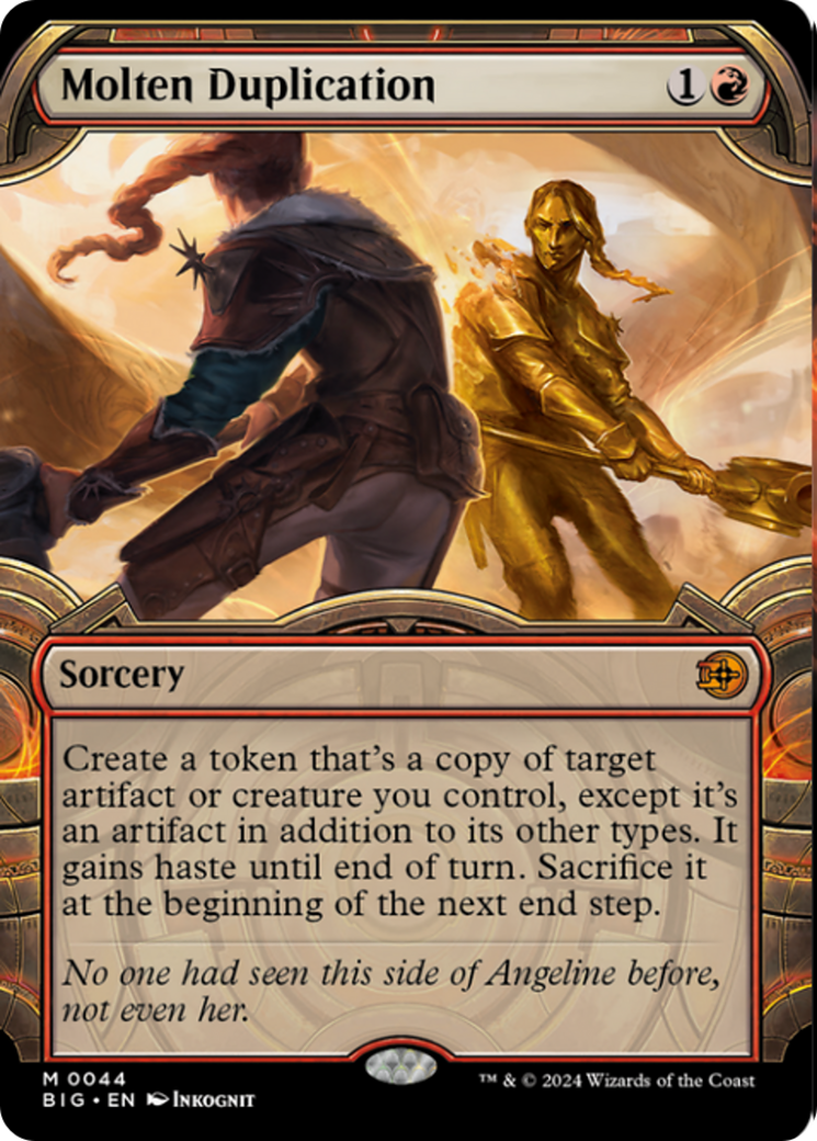 Molten Duplication (Showcase) [Outlaws of Thunder Junction: The Big Score] - Magic: The Gathering - Card Brawlers | Quebec | Canada |