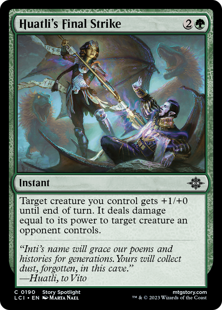 Huatli's Final Strike [The Lost Caverns of Ixalan] - Magic: The Gathering - Card Brawlers | Quebec | Canada |