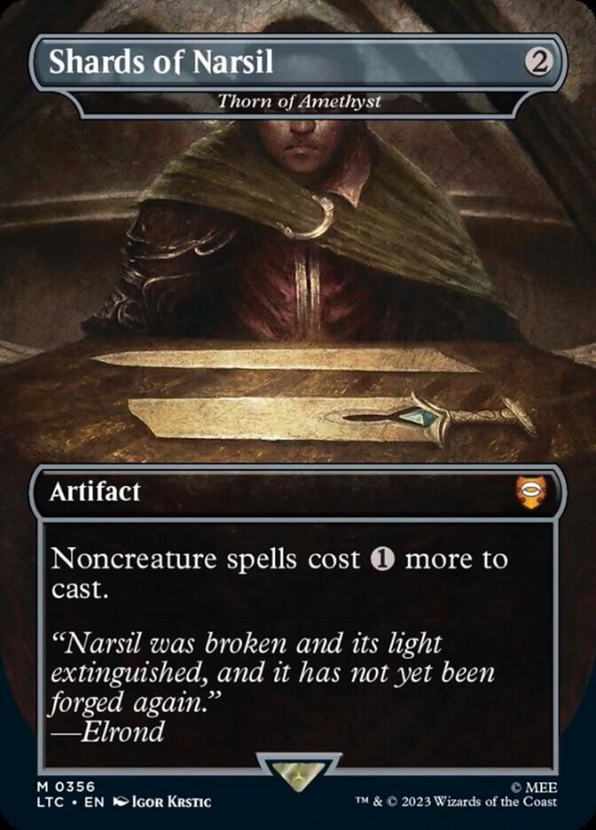 Thorn of Amethyst - Shards of Narsil [The Lord of the Rings: Tales of Middle-Earth Commander] - Magic: The Gathering - Card Brawlers | Quebec | Canada |