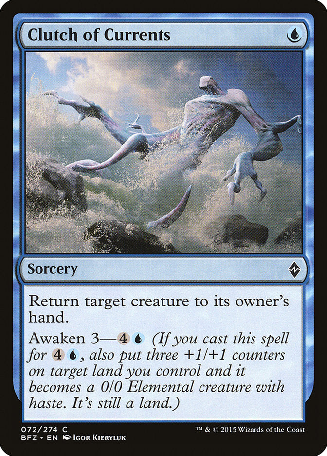 Clutch of Currents [Battle for Zendikar] - Magic: The Gathering - Card Brawlers | Quebec | Canada |