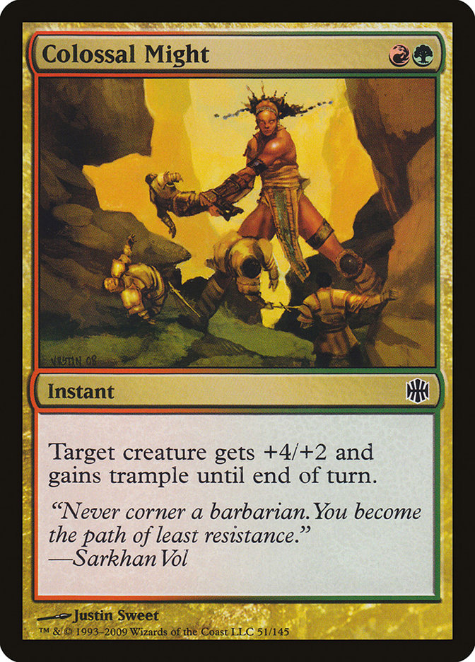 Colossal Might [Alara Reborn] - Magic: The Gathering - Card Brawlers | Quebec | Canada |