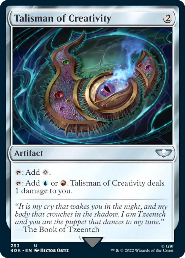 Talisman of Creativity [Warhammer 40,000] - Magic: The Gathering - Card Brawlers | Quebec | Canada |