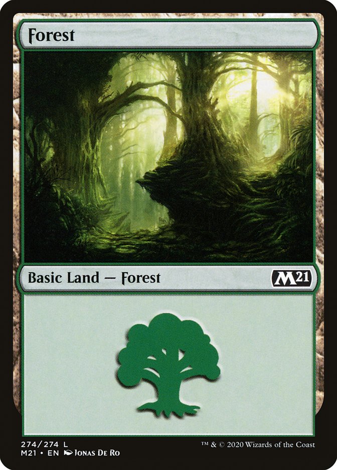 Forest (274) [Core Set 2021] - Magic: The Gathering - Card Brawlers | Quebec | Canada |