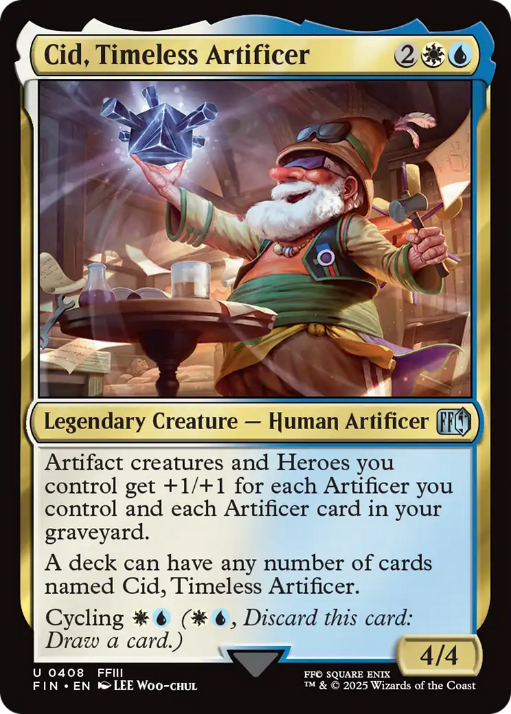 Cid, Timeless Artificer (0408) [FINAL FANTASY] - Magic: The Gathering - Card Brawlers | Quebec | Canada |