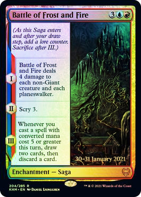 Battle of Frost and Fire [Kaldheim Prerelease Promos] - Magic: The Gathering - Card Brawlers | Quebec | Canada |