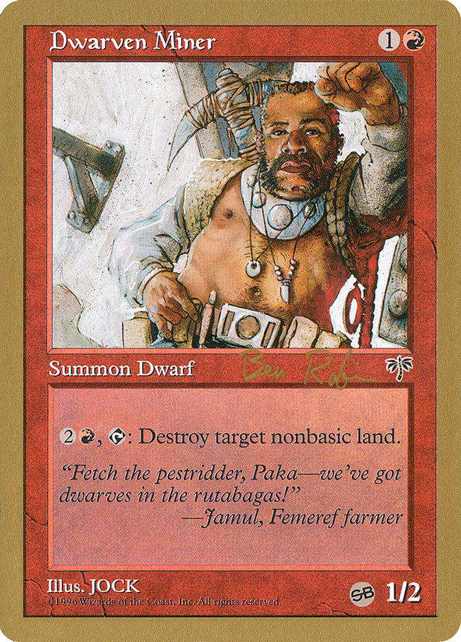 Dwarven Miner (Ben Rubin) (SB) [World Championship Decks 1998] - Magic: The Gathering - Card Brawlers | Quebec | Canada |