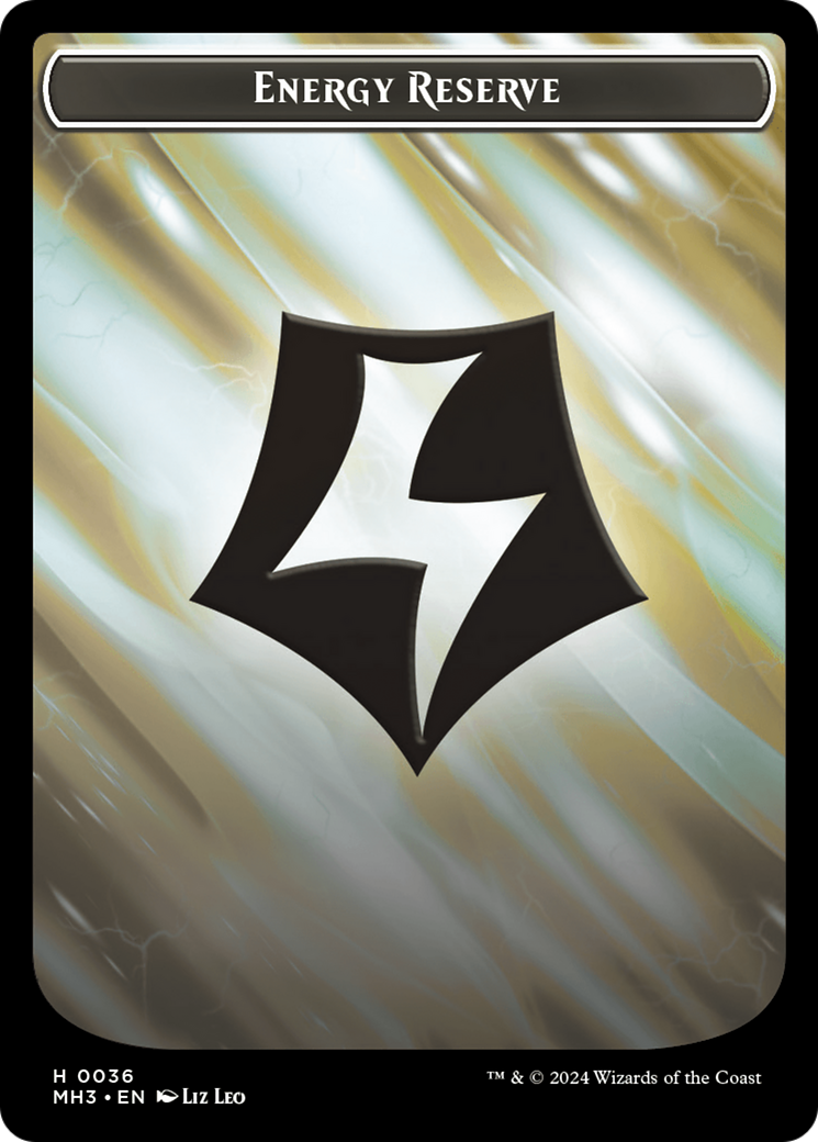 Treasure // Energy Reserve Double-Sided Token [Modern Horizons 3 Tokens] - Magic: The Gathering - Card Brawlers | Quebec | Canada |