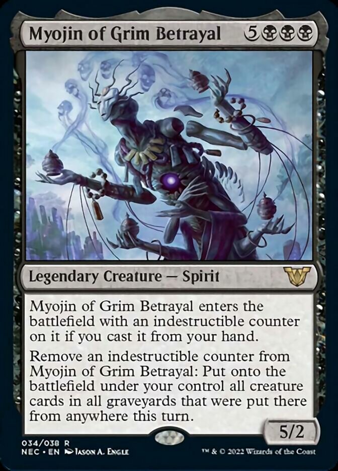 Myojin of Grim Betrayal [Kamigawa: Neon Dynasty Commander] - Magic: The Gathering - Card Brawlers | Quebec | Canada |