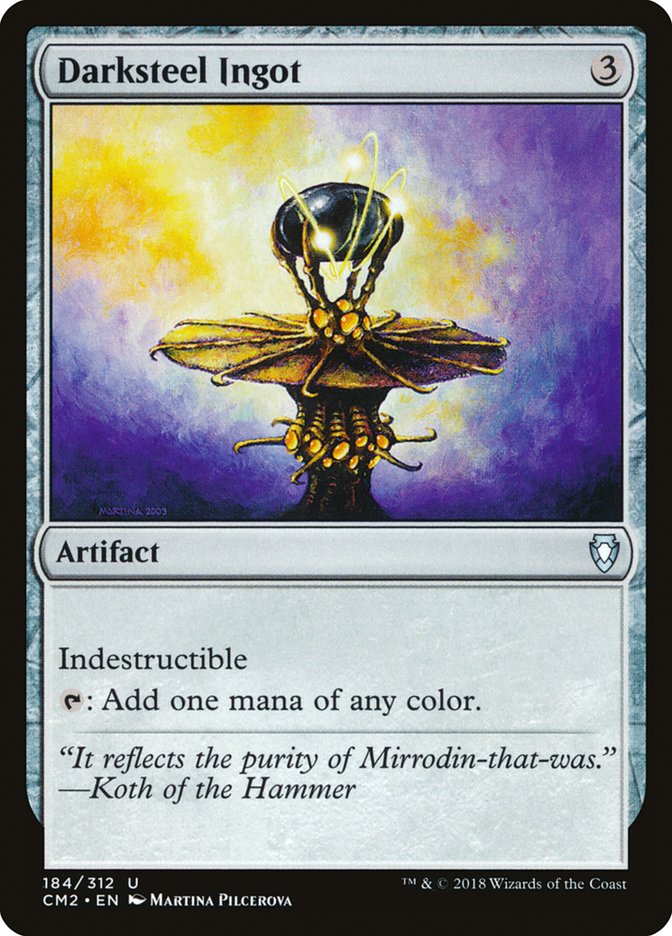 Darksteel Ingot [Commander Anthology Volume II] - Magic: The Gathering - Card Brawlers | Quebec | Canada |