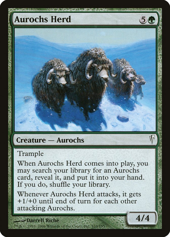 Aurochs Herd [Coldsnap] - Magic: The Gathering - Card Brawlers | Quebec | Canada |