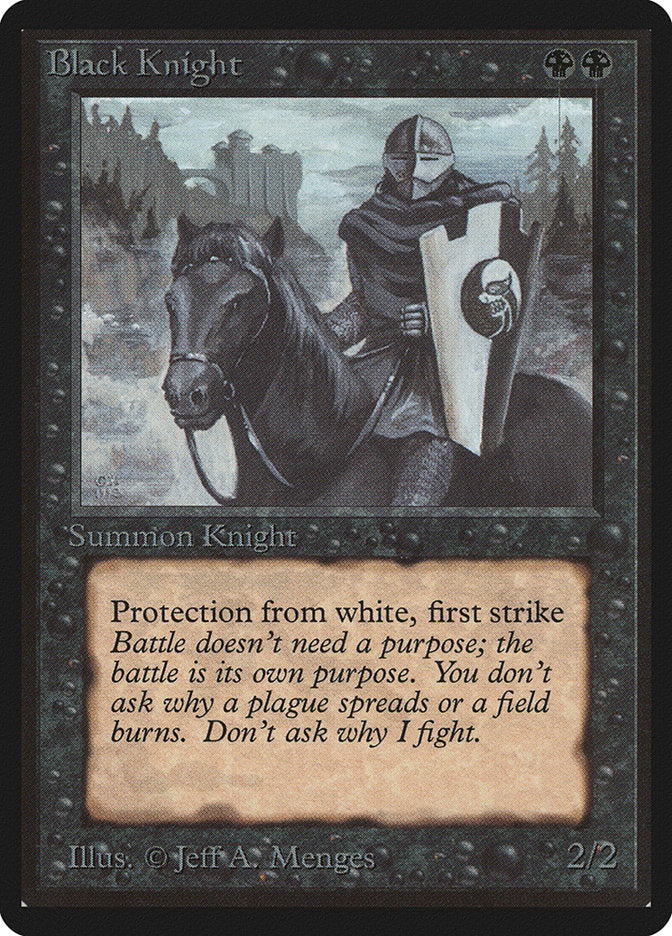 Black Knight [Beta Edition] - Magic: The Gathering - Card Brawlers | Quebec | Canada |