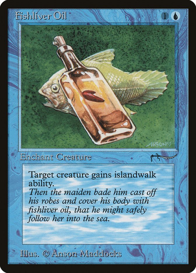 Fishliver Oil (Dark Mana Cost) [Arabian Nights] - Magic: The Gathering - Card Brawlers | Quebec | Canada |