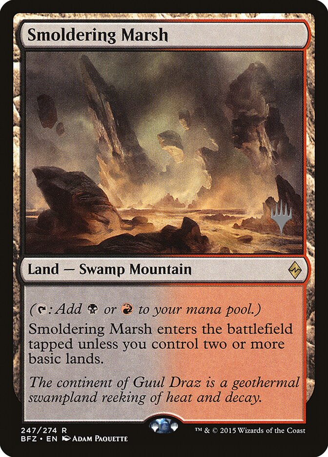 Smoldering Marsh [Battle for Zendikar Promos] - Magic: The Gathering - Card Brawlers | Quebec | Canada |