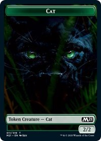 Cat (011) // Zombie Double-Sided Token [Core Set 2021 Tokens] - Magic: The Gathering - Card Brawlers | Quebec | Canada |