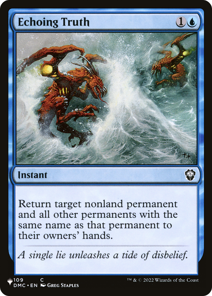 Echoing Truth [The List] - Magic: The Gathering - Card Brawlers | Quebec | Canada |