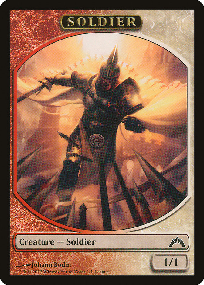Soldier Token (Johann Bodin) [League Tokens 2013] - Magic: The Gathering - Card Brawlers | Quebec | Canada |