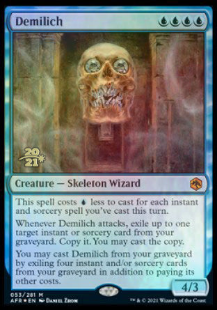Demilich [Dungeons & Dragons: Adventures in the Forgotten Realms Prerelease Promos] - Magic: The Gathering - Card Brawlers | Quebec | Canada |