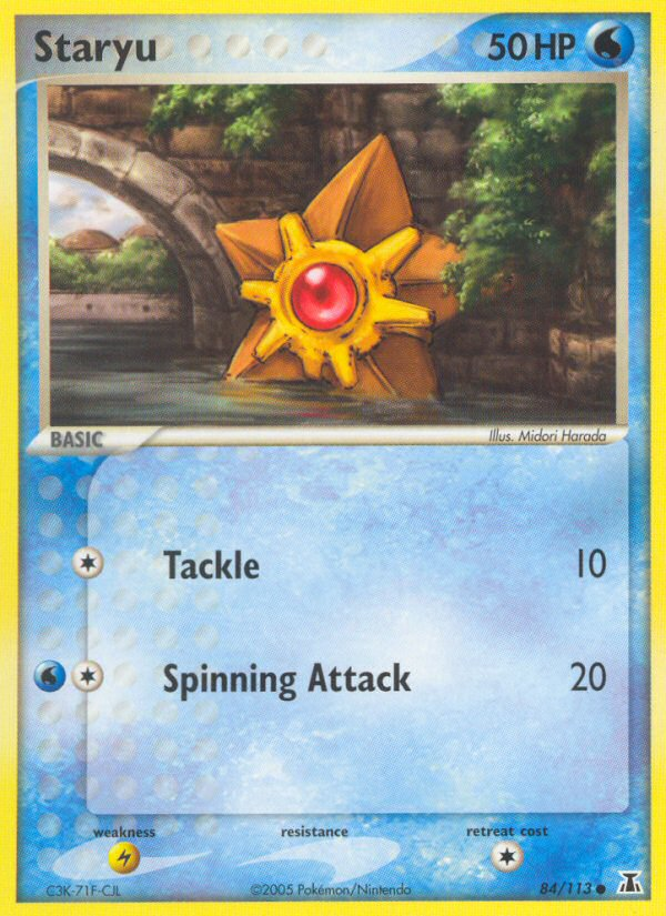 Staryu (84/113) [EX: Delta Species] - Pokémon - Card Brawlers | Quebec | Canada |