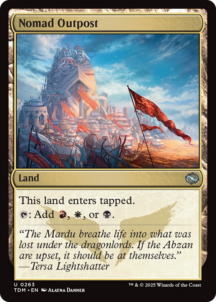 Nomad Outpost [Tarkir: Dragonstorm] - Magic: The Gathering - Card Brawlers | Quebec | Canada |