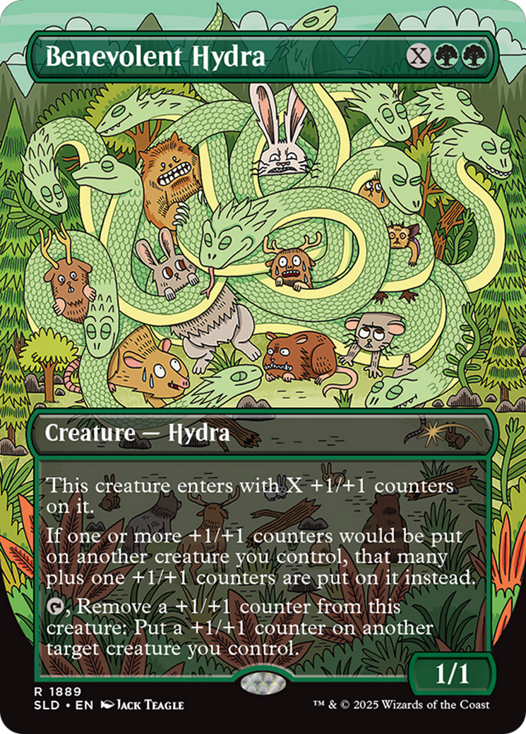 Benevolent Hydra (Rainbow Foil) [Secret Lair Drop Series] - Magic: The Gathering - Card Brawlers | Quebec | Canada |