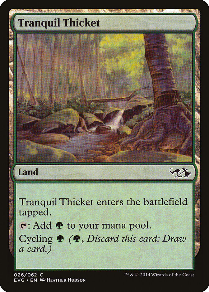 Tranquil Thicket (Elves vs. Goblins) [Duel Decks Anthology] - Magic: The Gathering - Card Brawlers | Quebec | Canada |