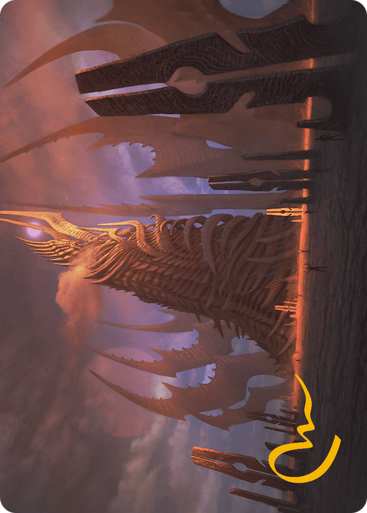 Phyrexian Tower Art Card (Gold-Stamped Signature) [Modern Horizons 3 Art Series] - Magic: The Gathering - Card Brawlers | Quebec | Canada |