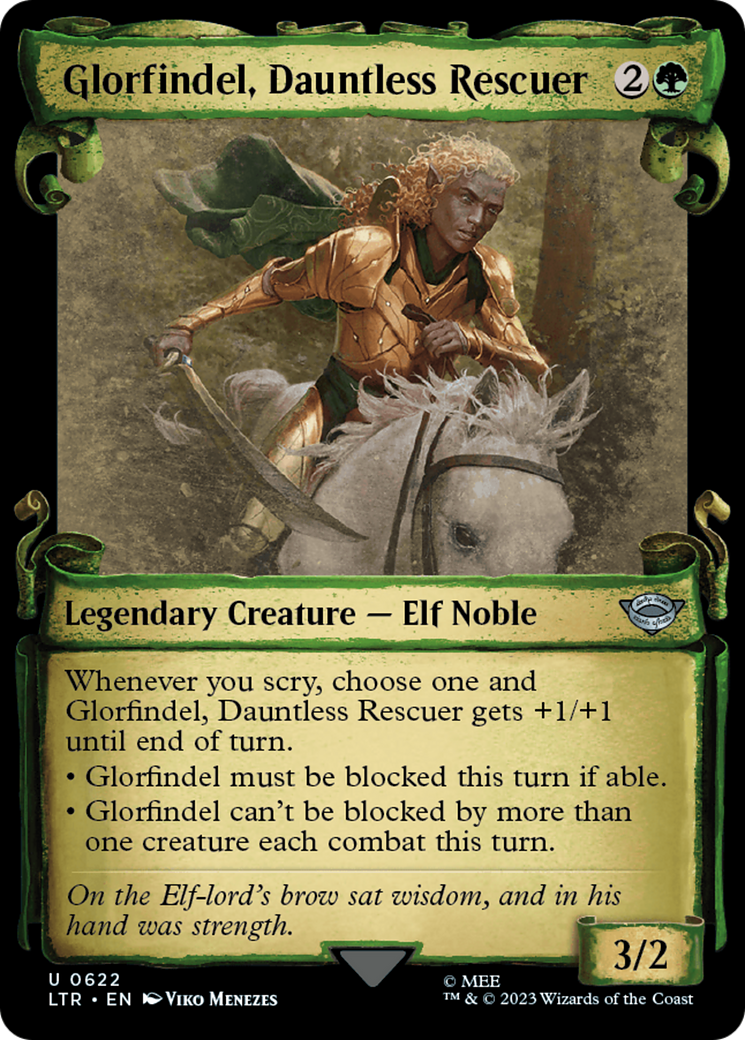 Glorfindel, Dauntless Rescuer [The Lord of the Rings: Tales of Middle-Earth Showcase Scrolls] - Magic: The Gathering - Card Brawlers | Quebec | Canada |