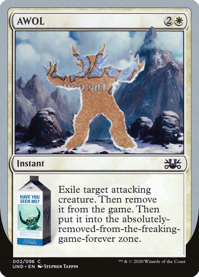 AWOL [Unsanctioned] - Magic: The Gathering - Card Brawlers | Quebec | Canada |