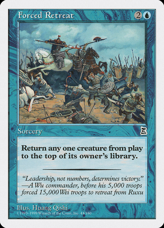 Forced Retreat [Portal Three Kingdoms] - Magic: The Gathering - Card Brawlers | Quebec | Canada |