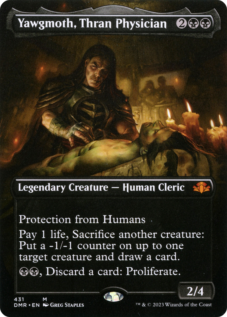 Yawgmoth, Thran Physician (Borderless Alternate Art) [Dominaria Remastered] - Magic: The Gathering - Card Brawlers | Quebec | Canada |
