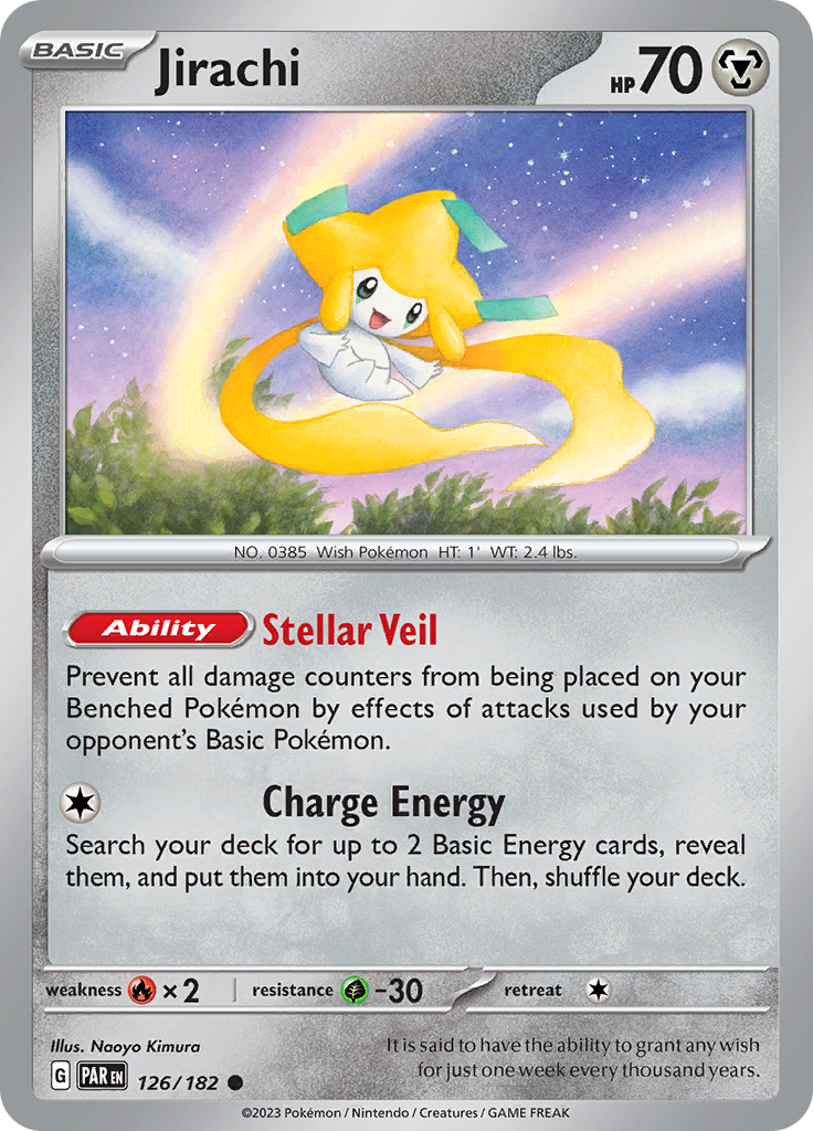 Jirachi (126/182) [Scarlet & Violet: Paradox Rift] - Pokémon - Card Brawlers | Quebec | Canada |
