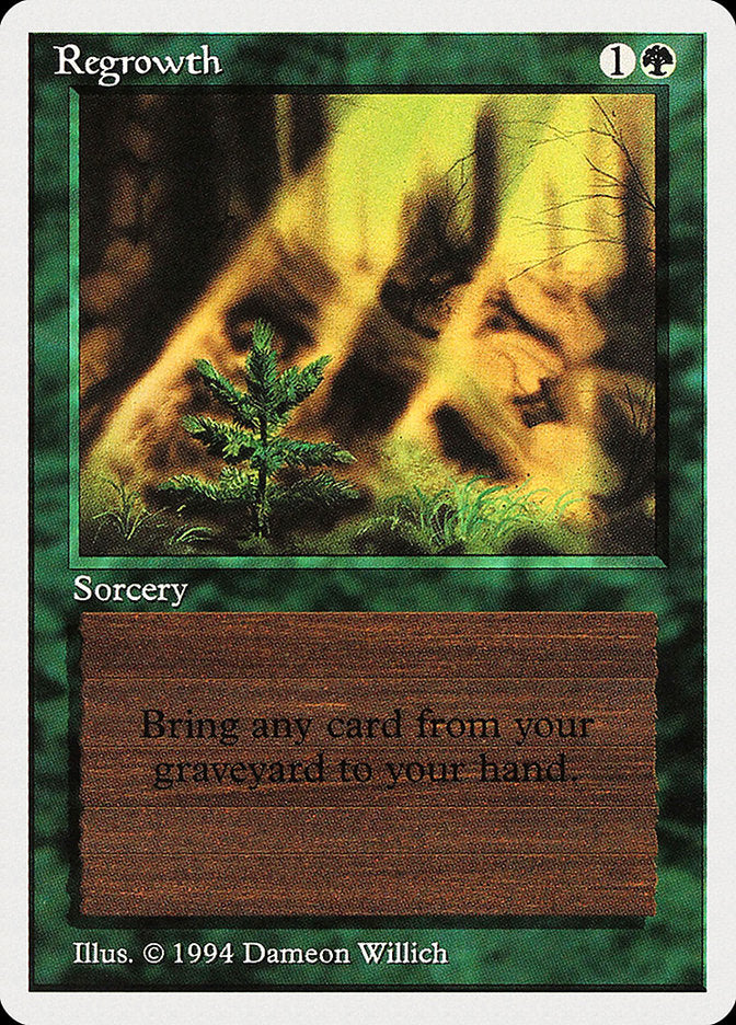 Regrowth [Summer Magic / Edgar] - Magic: The Gathering - Card Brawlers | Quebec | Canada |